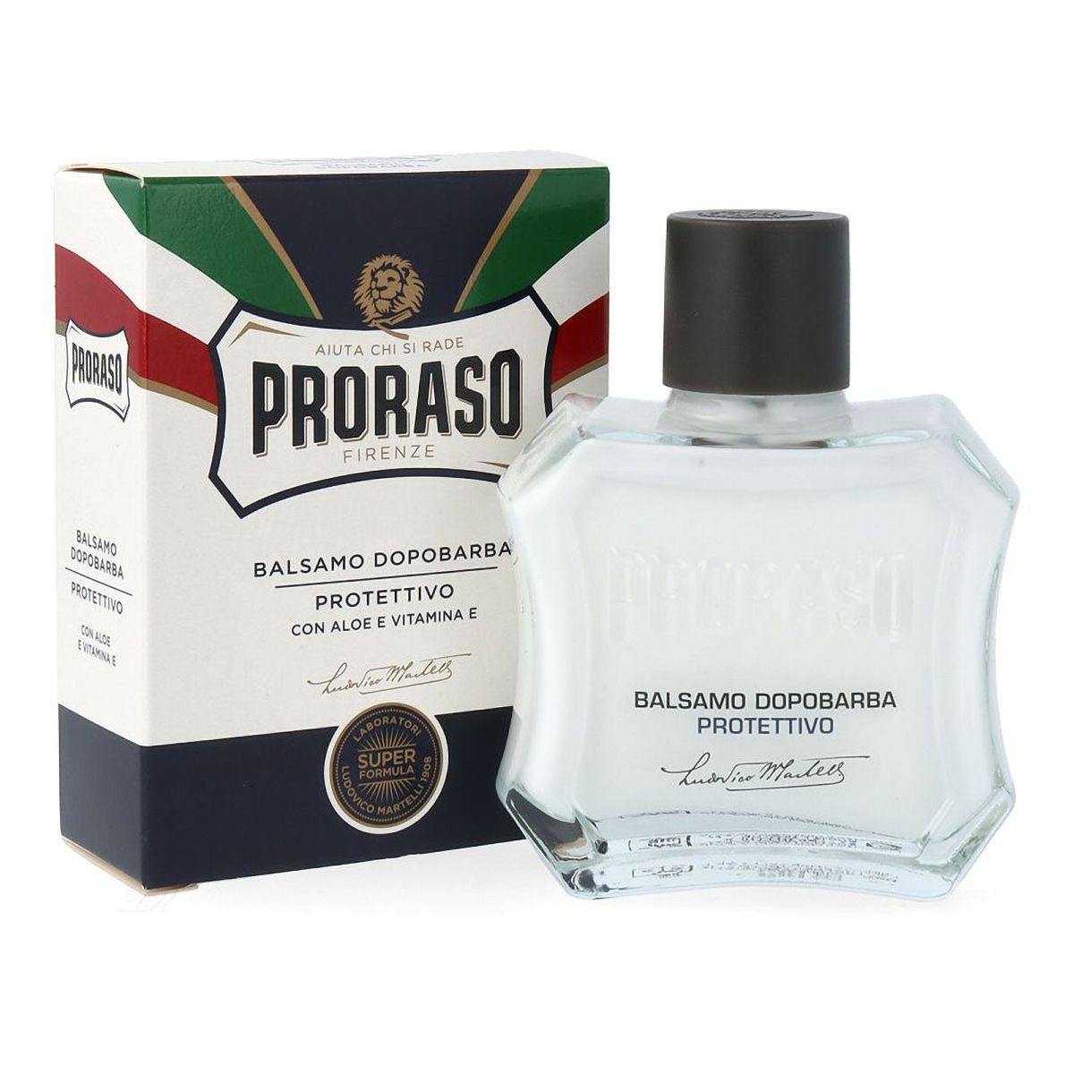 Baume après-rasage Proraso à l'aloès et à la vitamine E 100 ml