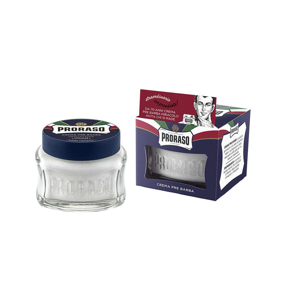 Proraso proraso pré-rasage crème azur lime 100ml
