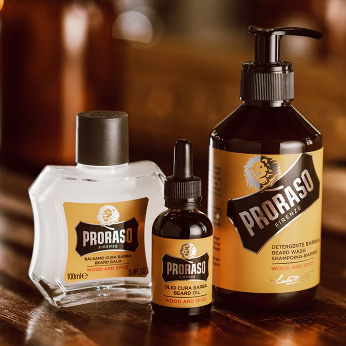 Coffret cadeau Proraso soin barbe épices bois
