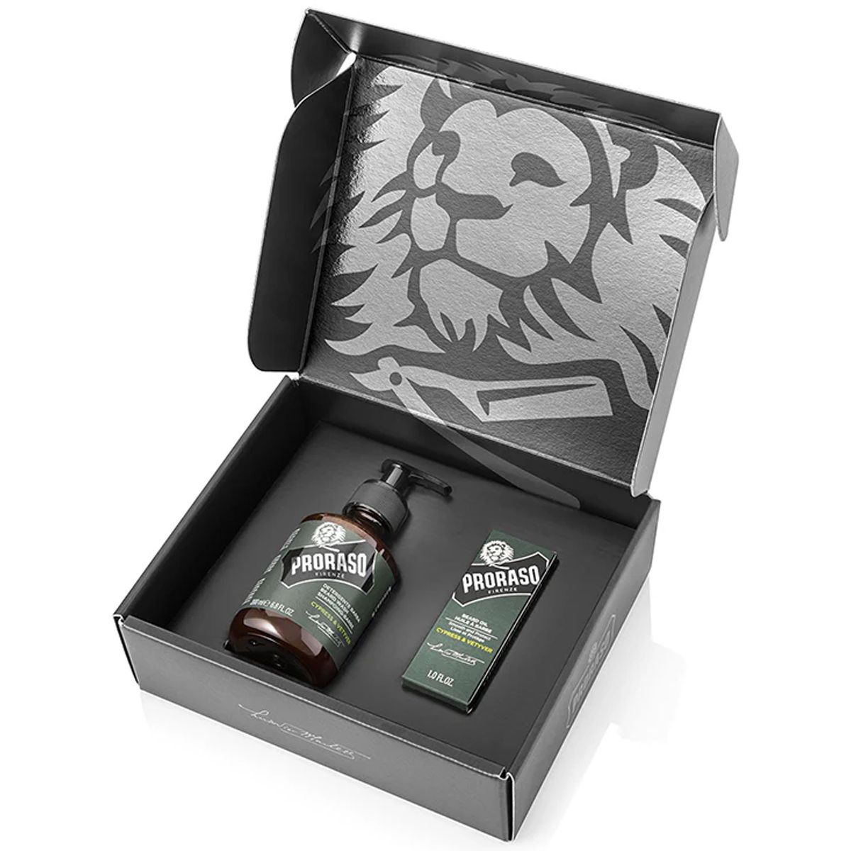 Proraso coffret de soins pour barbe cyprès vétiver