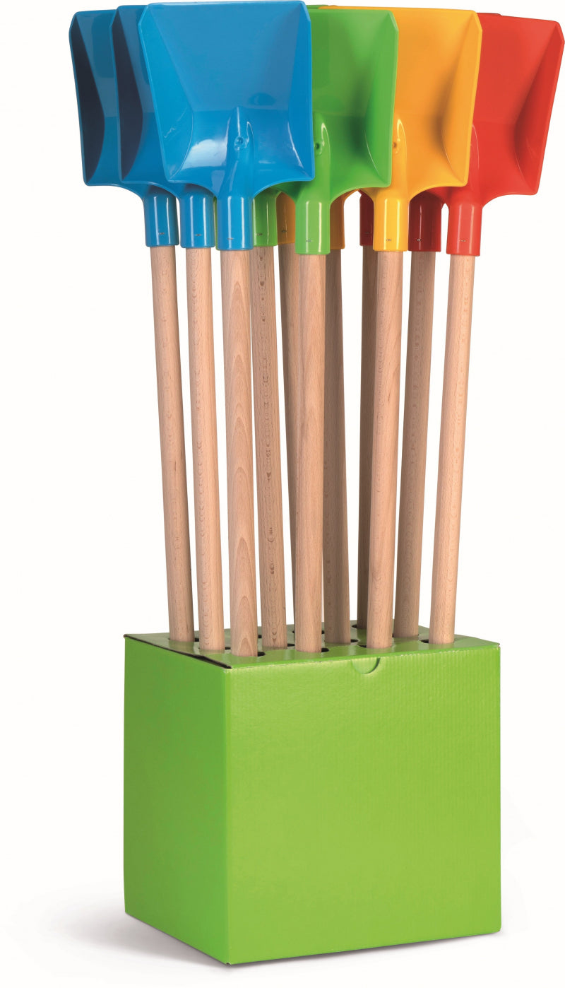 Pelles à ballons droites avec manche en bois (12pcs 77cm)