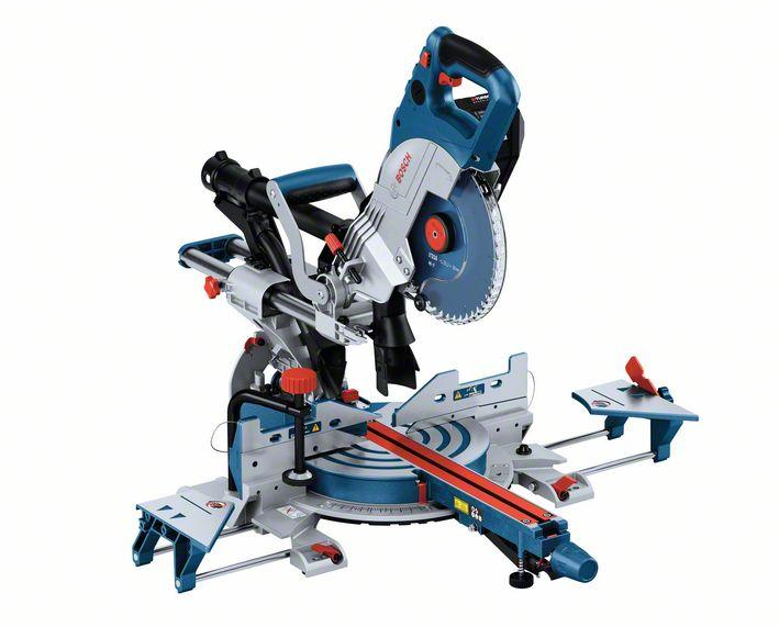 Scie à tronçonner sans fil Bosch bleue gcm 18v-216 dc | 216 mm | sans piles ni chargeur - 0601b47001