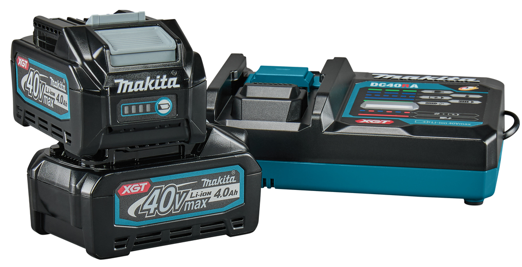 Kit de démarrage de batterie Makita xgt dc40ra 2xbl4040
