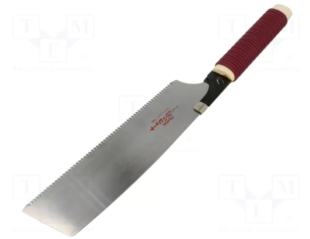 Tajima scie japonaise scie à tirer fine | longueur de la lame 230 mm longueur totale 420 mm | poignée droite | 1 pièce - jpr265st - jpr265st