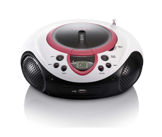 LENCO LENCO SCD38 Portable CD USB PLAY PINK