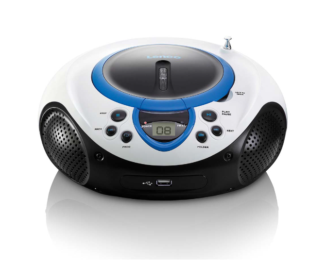 Lenco Lenco SCD38 Portable CD USB Player Blue