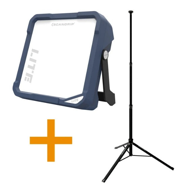 Ensemble de lampes de travail Scangrip vega lite compact + trépied