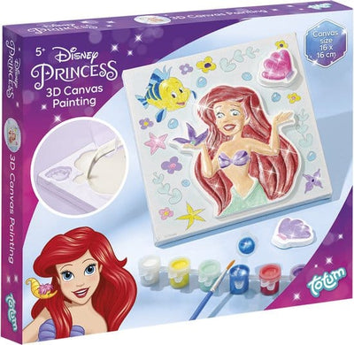 Totum Disney Princesse - Peinture 3D sur toile