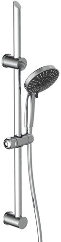 Set de douche Schütte Adria avec douchette - ø 12,5 cm - 5 positions - barre de douche 70 cm - flexible 150 cm - chrome