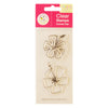Chat Scrappy sans marque • jeu de tampons transparent 2,5x5,5 cm hibiscus