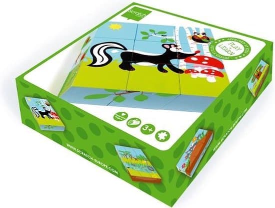 Scratch Wooden Blocks Puzzle Forest, avec 9 blocs