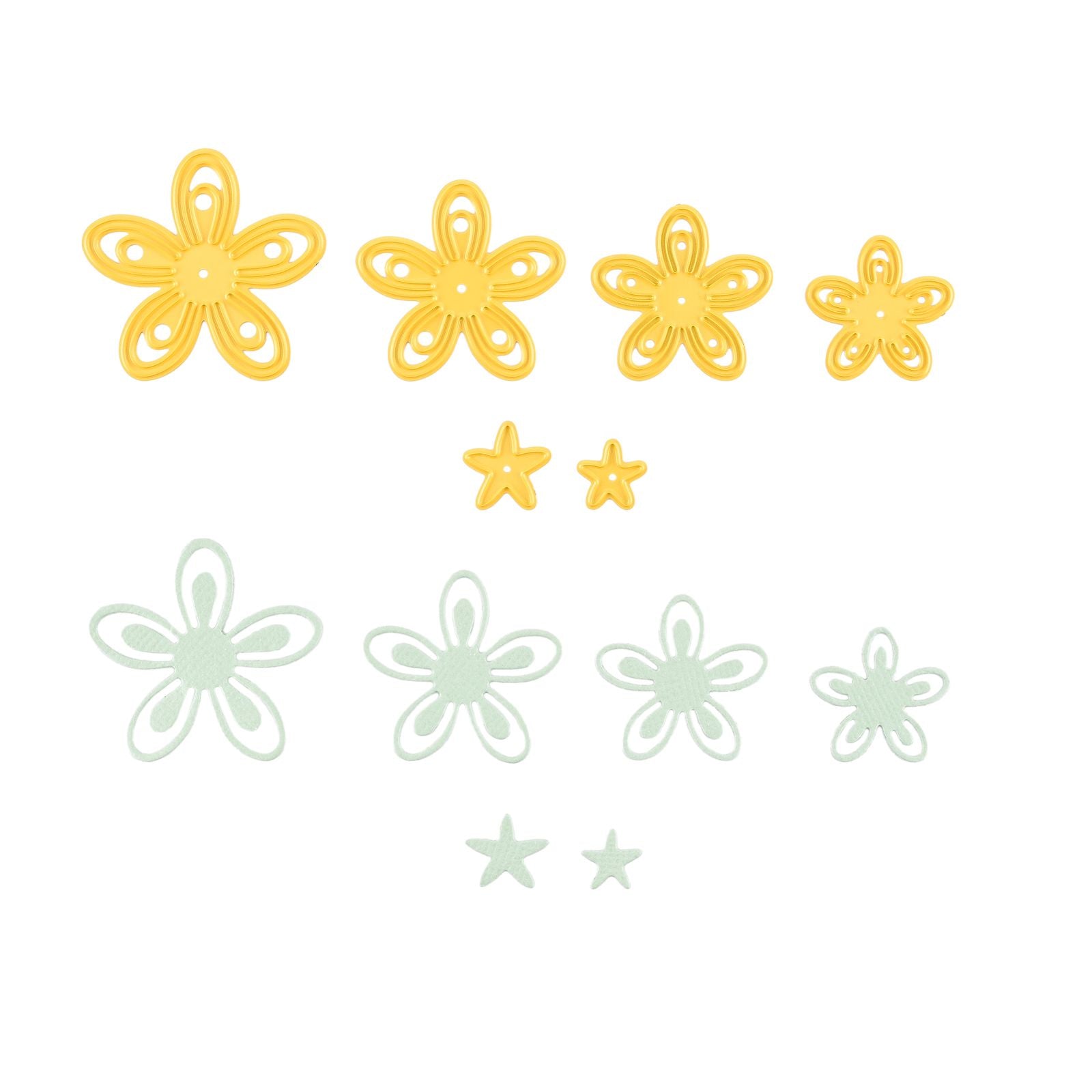 Le choix de Nellie • Matrices forme fleurs 6pcs.