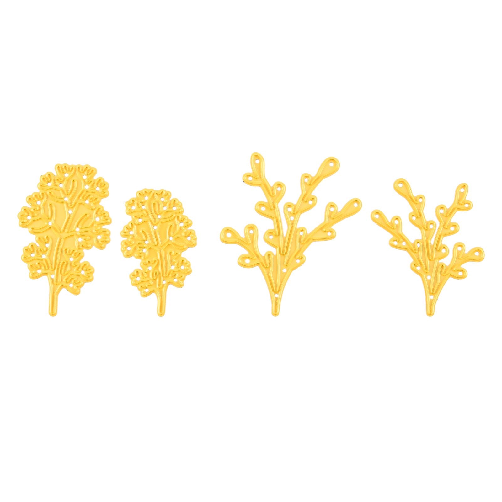 Le choix de Nellie • Matrices de forme feuilles 4pcs.