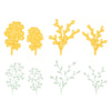 Le choix de Nellie • Matrices de forme feuilles 4pcs.