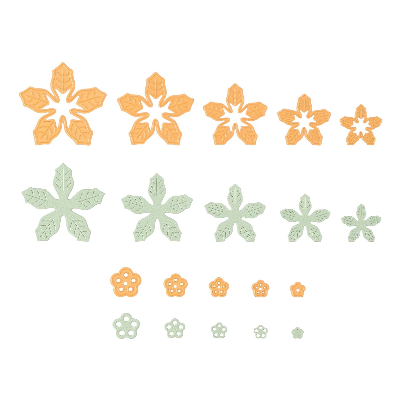 Le choix de Nellie • matrices de forme poinsettia poinsettia 10 pcs.