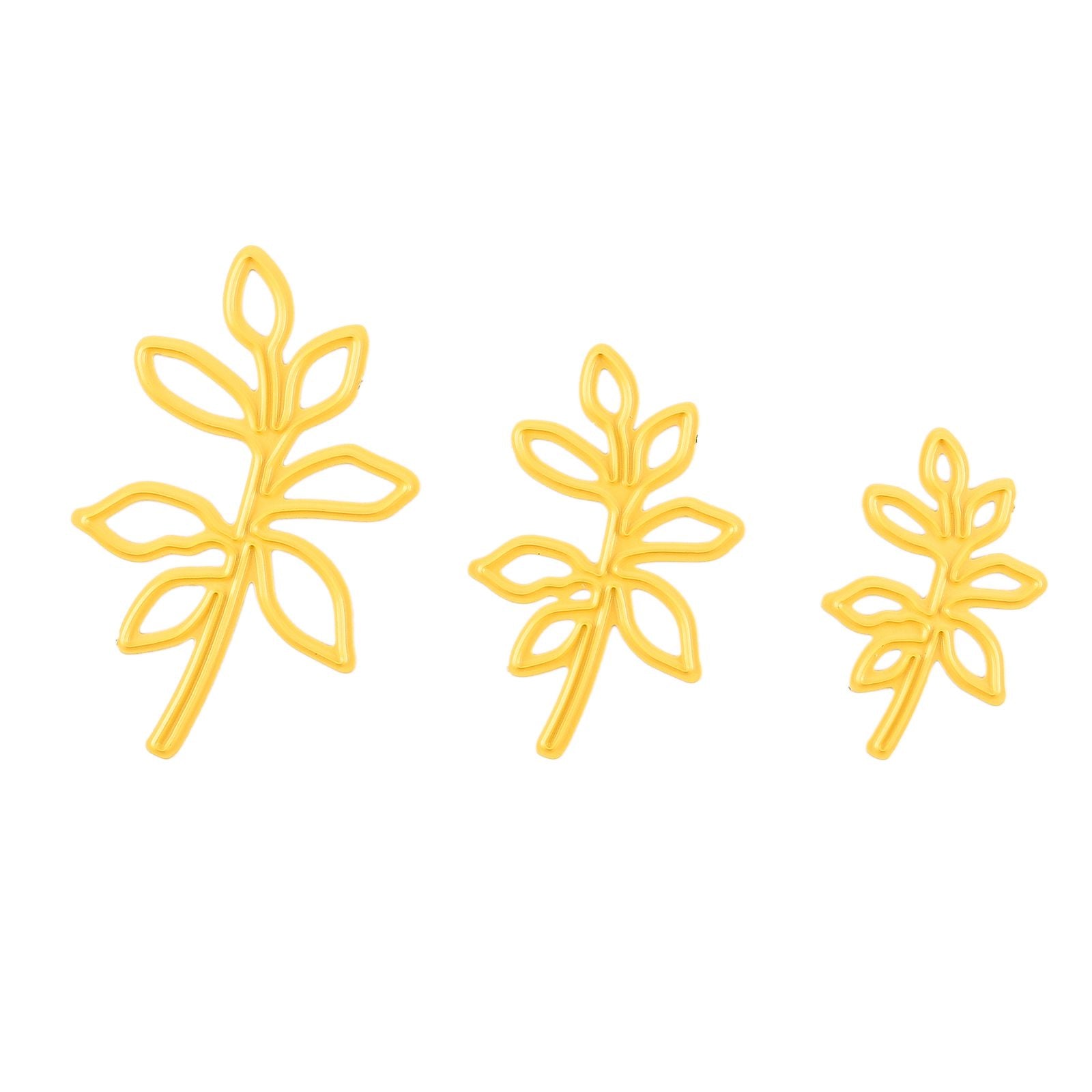 Le choix de Nellie • Matrices de forme feuilles 3pcs.