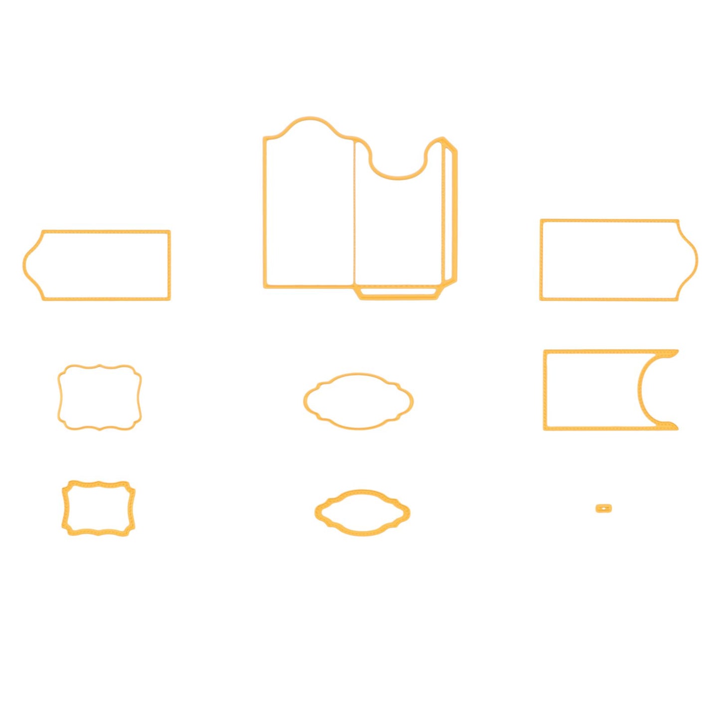 Le choix de Nellie • Matrices de forme, étiquette cadeau, 8 pièces.