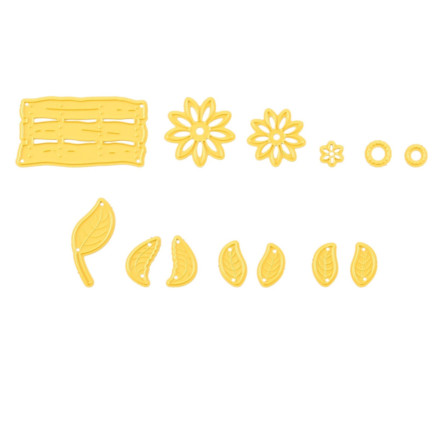 Le choix de Nellie • matrices de forme panier de fleurs 13pcs.