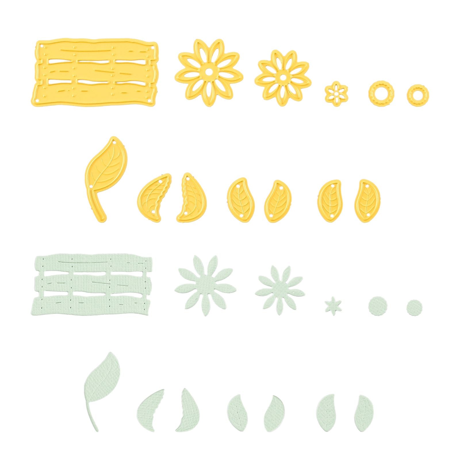 Le choix de Nellie • matrices de forme panier de fleurs 13pcs.