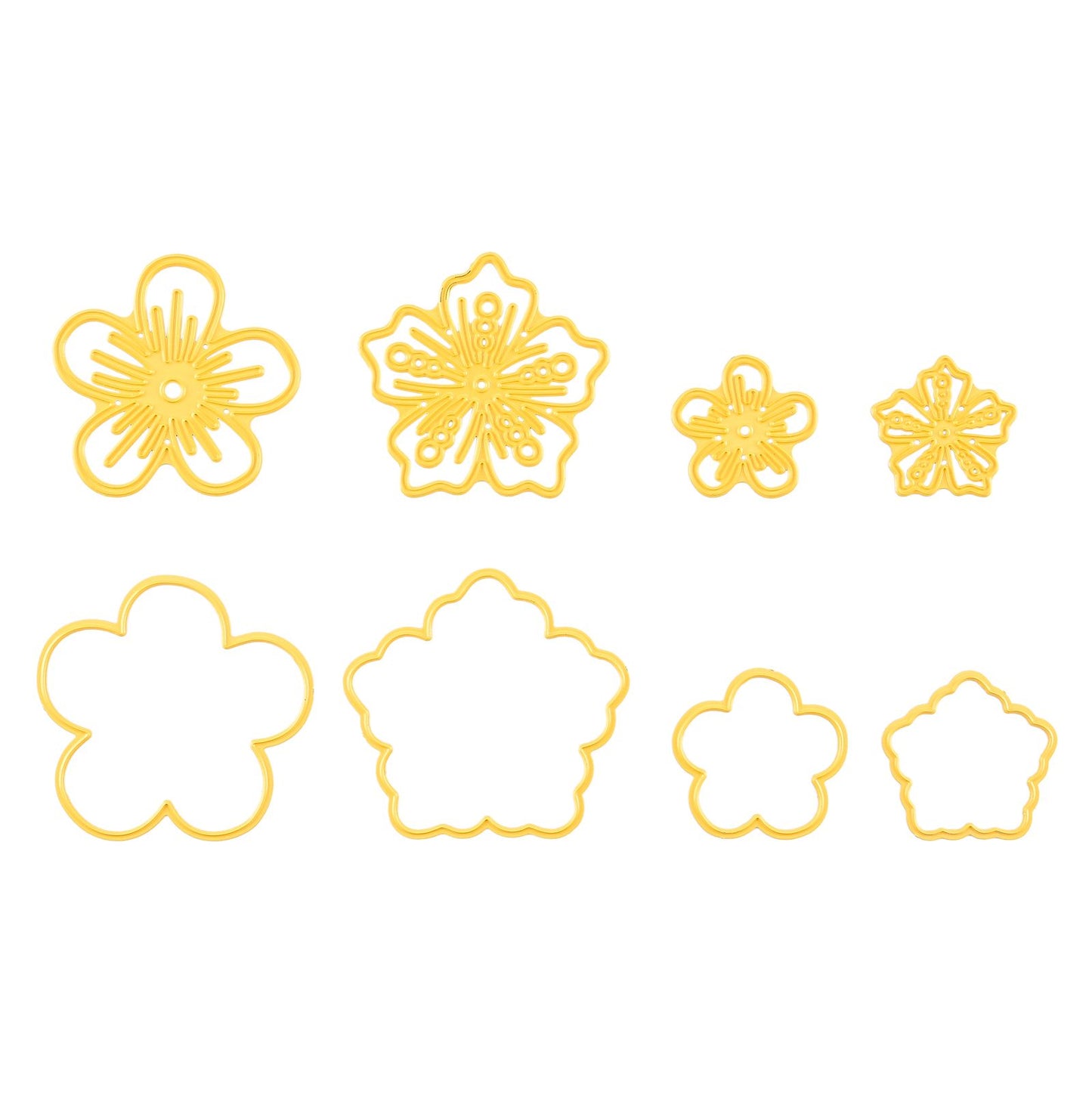 Le choix de Nellie • matrices forme petites fleurs 4pcs.