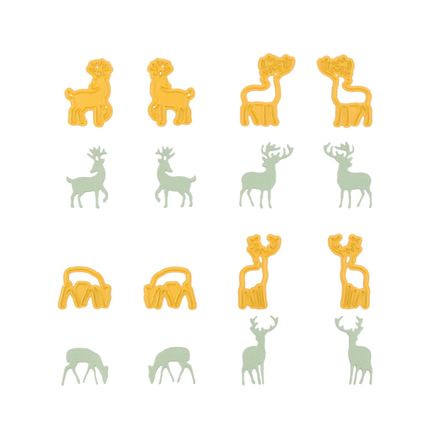 Le choix de Nellie • Matrices forme mini renne 8pcs.