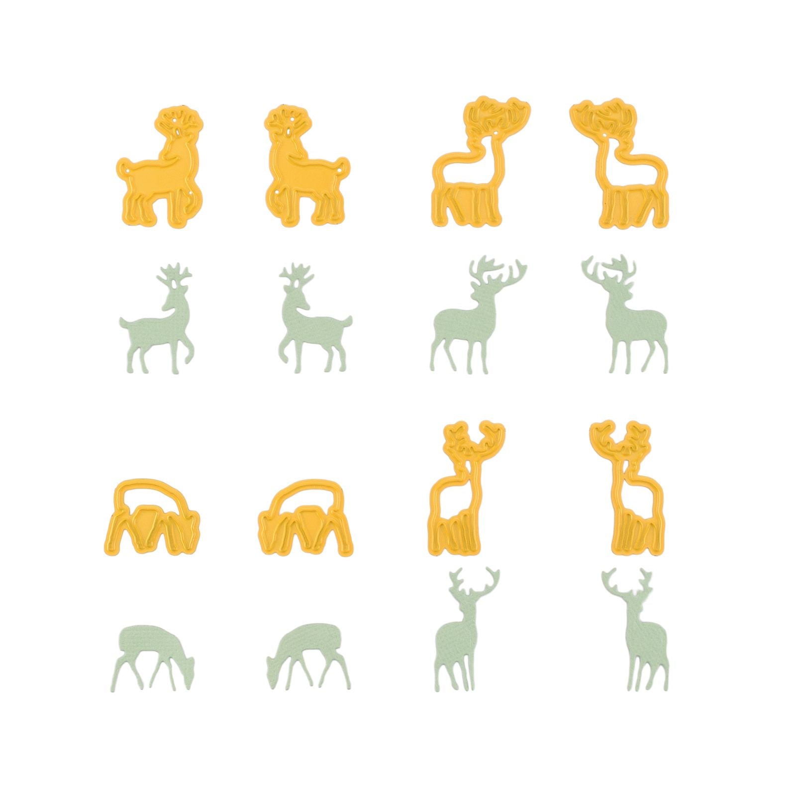 Le choix de Nellie • Matrices forme mini renne 8pcs.
