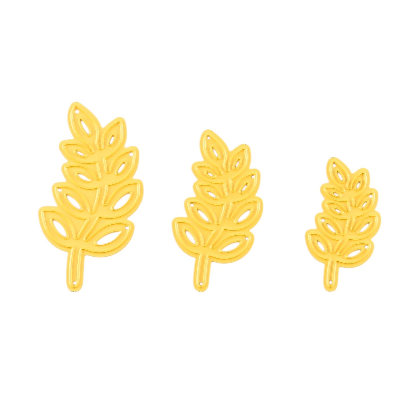 Le choix de Nellie • Matrices de forme feuilles 3pcs.