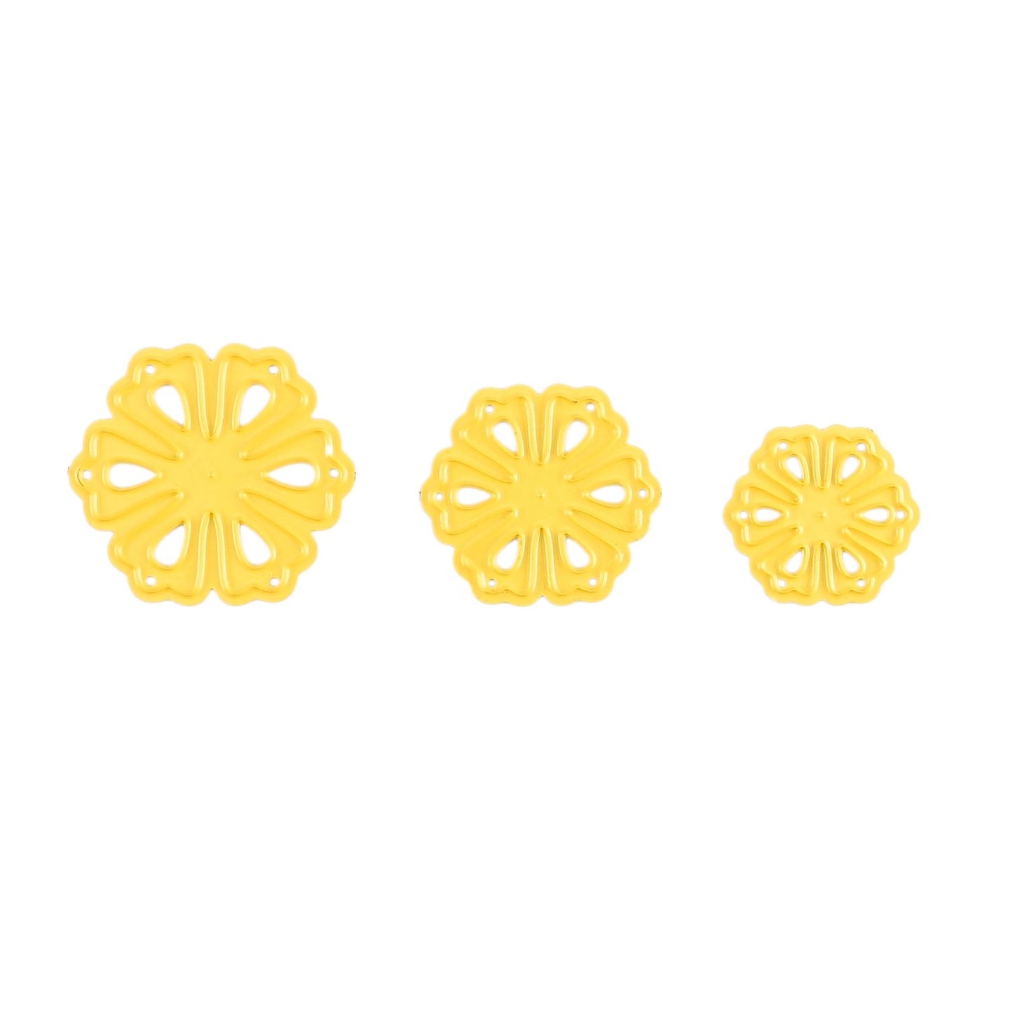 Le choix de Nellie • Matrices de forme mini fleurs 3pcs.