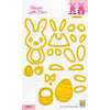 Le choix de Nellie • matrices en forme de lapin de Pâques 22pcs.