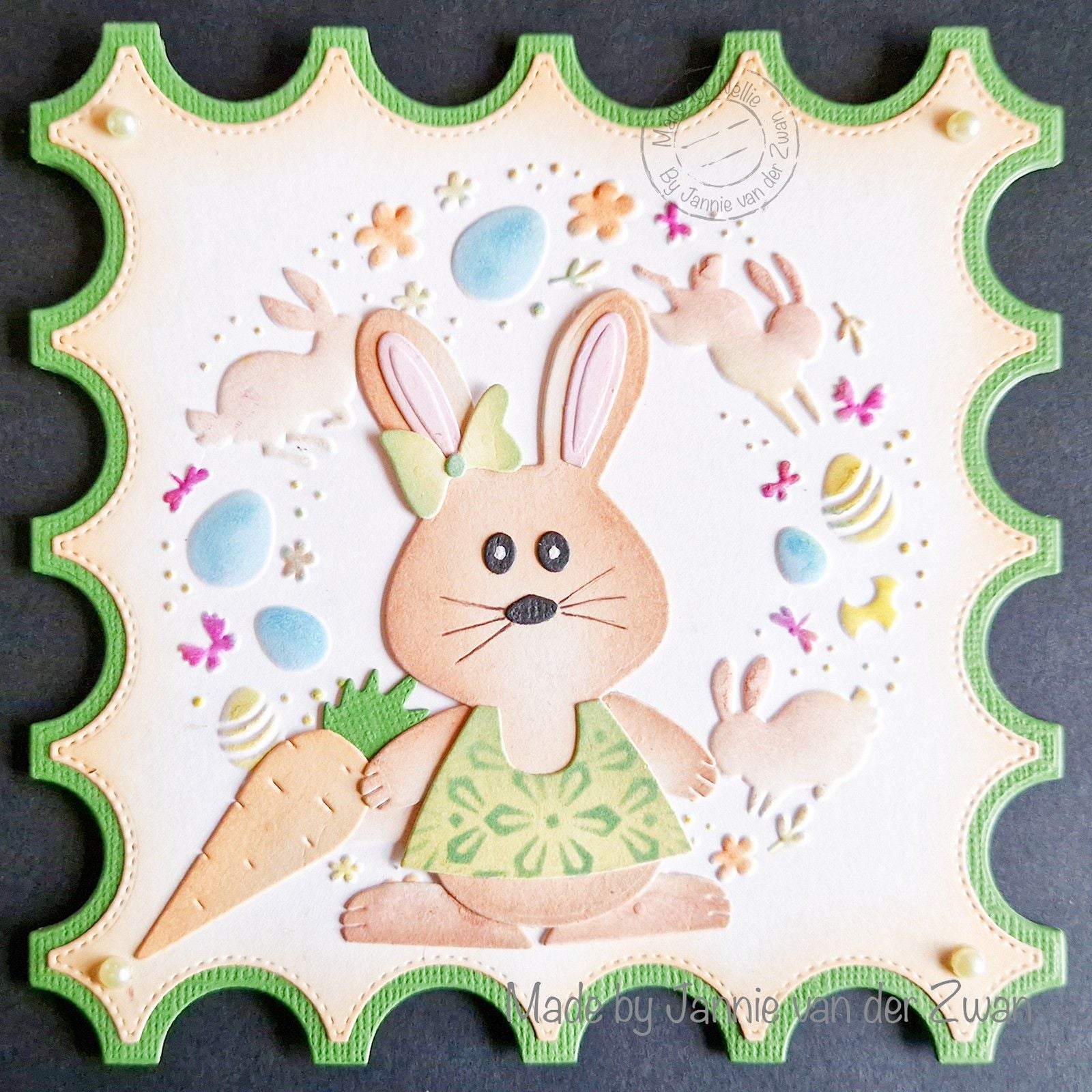 Le choix de Nellie • matrices en forme de lapin de Pâques 22pcs.
