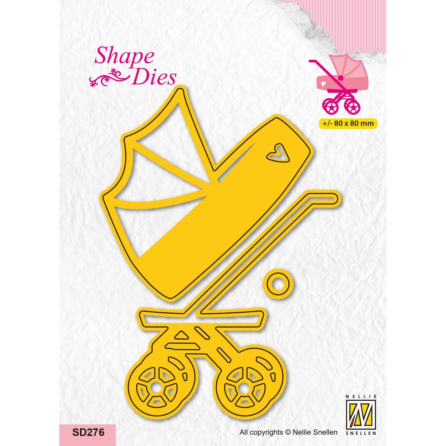 Le choix de Nellie • Matrices d'estampage poussette 3 pcs.