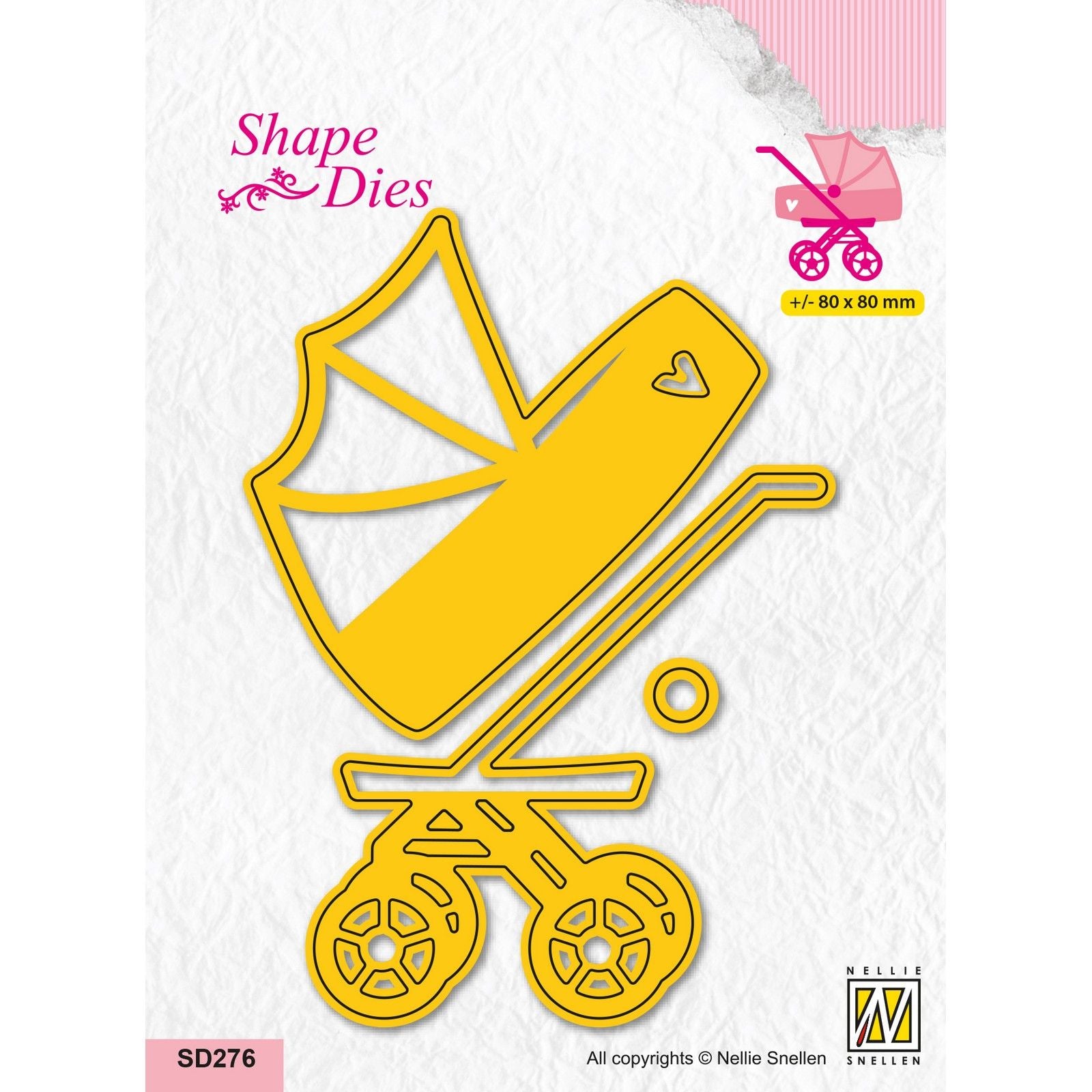 Le choix de Nellie • Matrices d'estampage poussette 3 pcs.