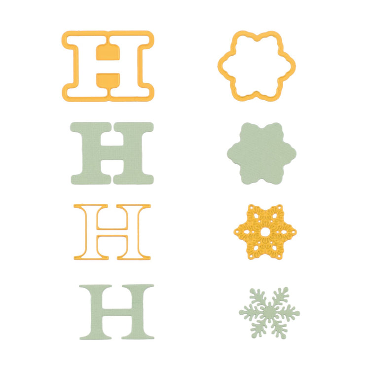 Le choix de Nellie • Matrices de forme hohoho 2pcs.