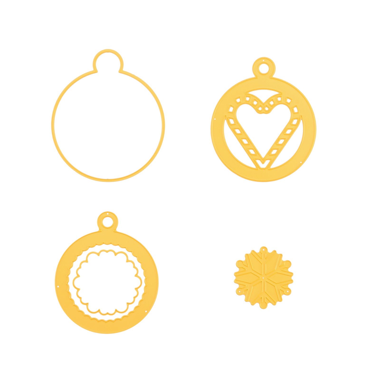 Le choix de Nellie • Matrices de forme Boules de Noël 4pcs.