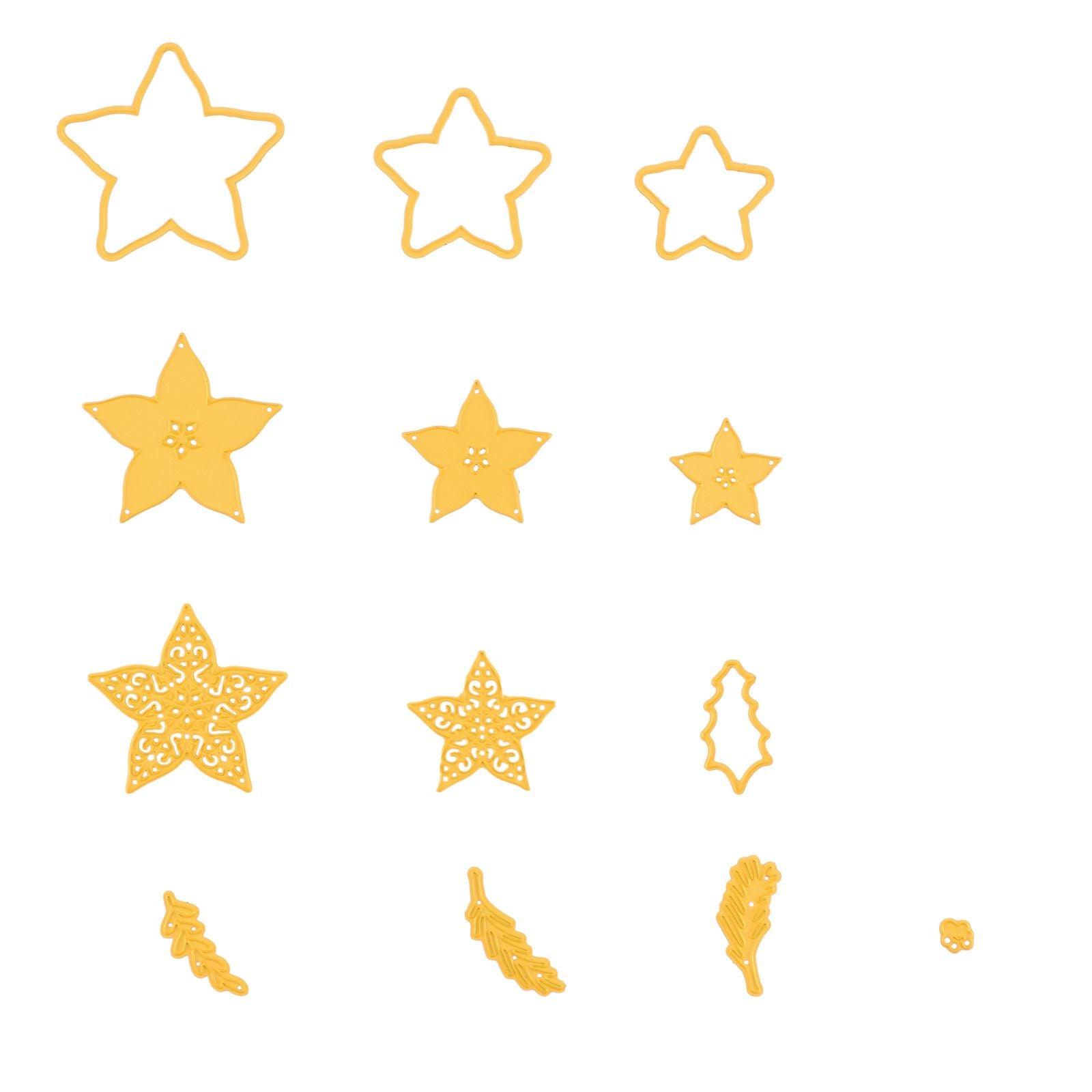 Le choix de Nellie • Matrices de forme fleurs et branches 10pcs.