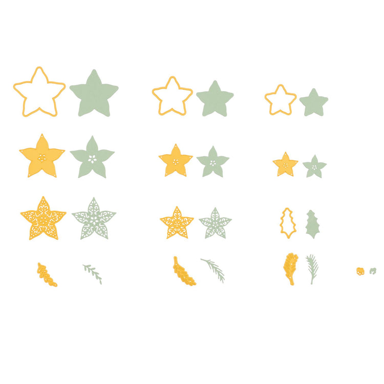 Le choix de Nellie • Matrices de forme fleurs et branches 10pcs.