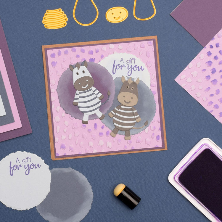 Le choix de Nellie • Matrices forme zèbre 34pcs.