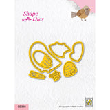 Le choix de Nellie • matrices forme oiseau 10pcs. - afbeelding 1