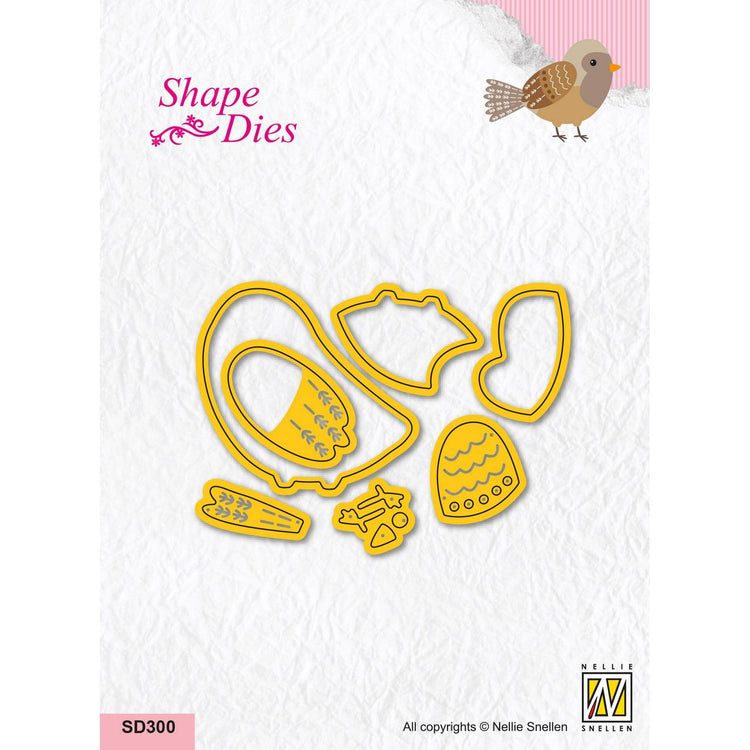Le choix de Nellie • matrices forme oiseau 10pcs.