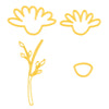 Le choix de Nellie • Matrices forme marguerite 4pcs.