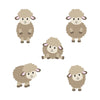 Le choix de Nellie • Matrices forme mouton 12pcs.