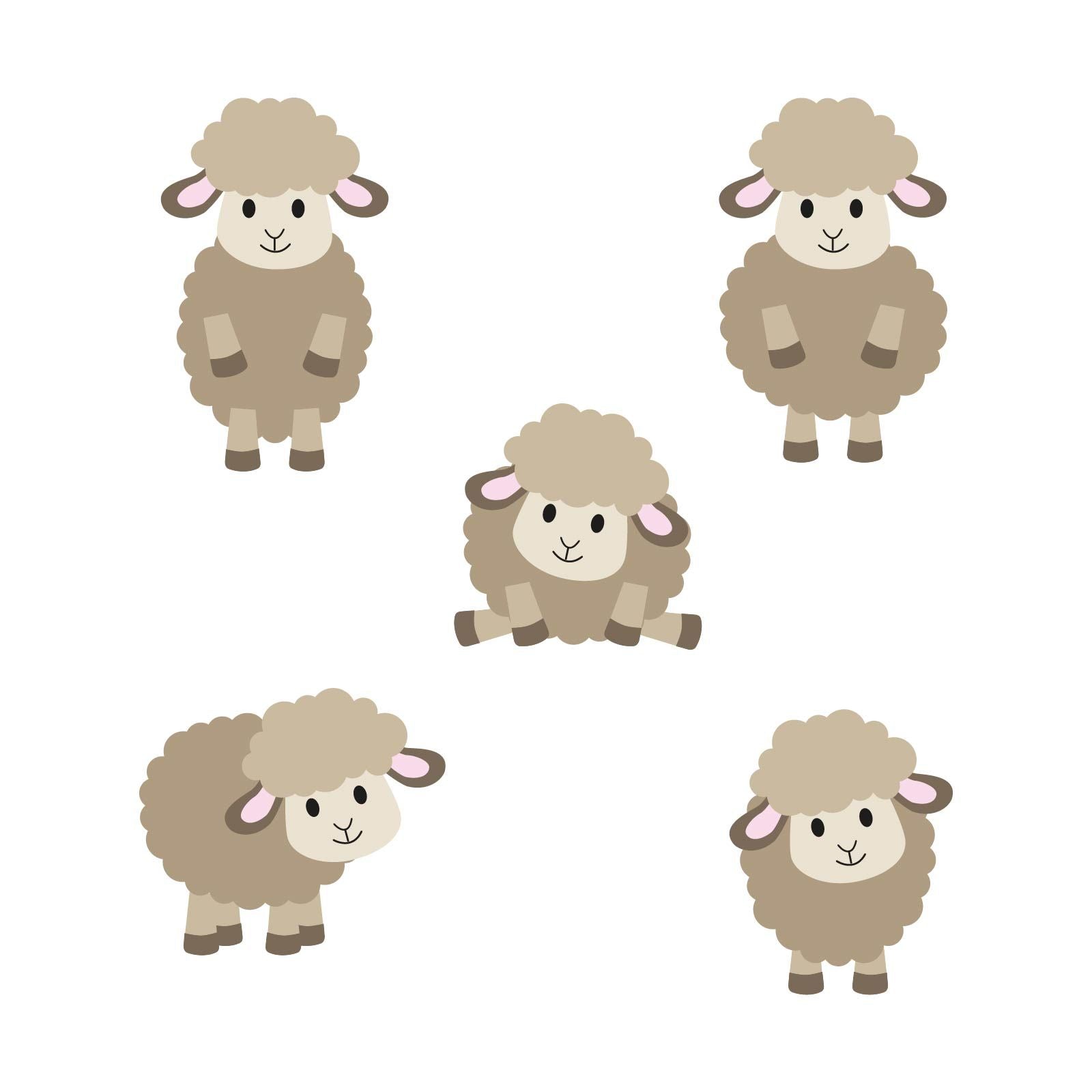 Le choix de Nellie • Matrices forme mouton 12pcs.