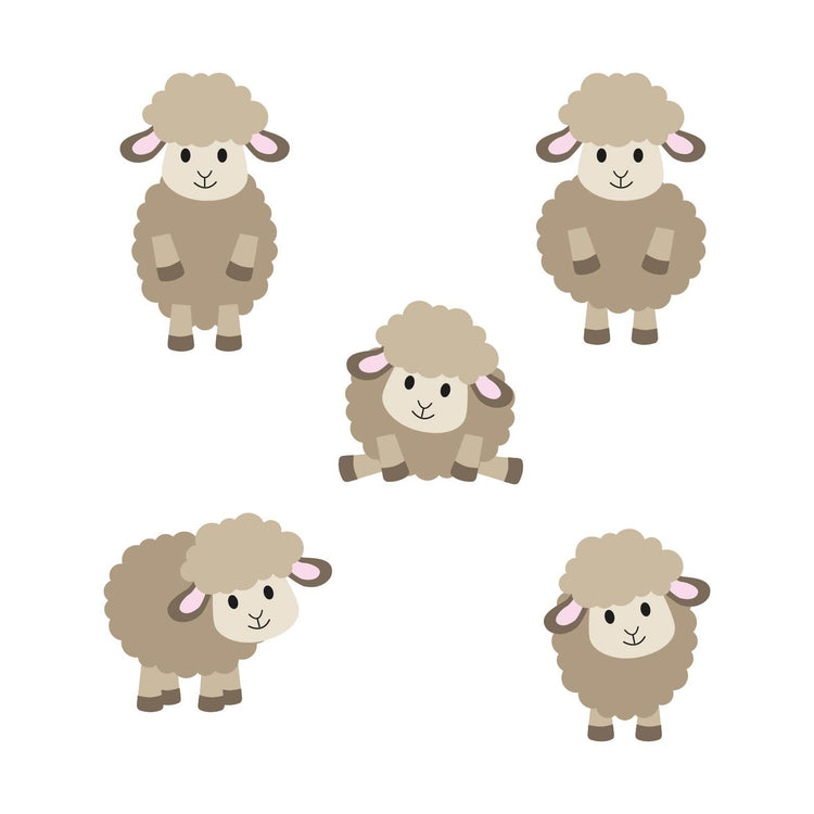 Le choix de Nellie • Matrices forme mouton 12pcs.
