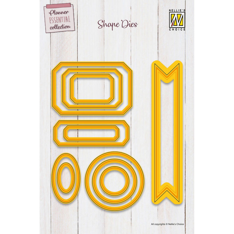 Le choix de Nellie • Matrices d'estampage étiquettes 11pcs.