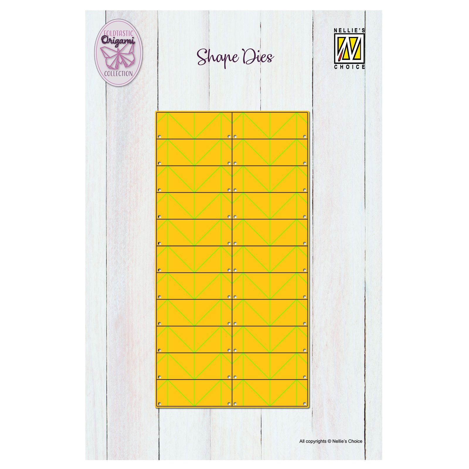 Le choix de Nellie • Porte-stylo en forme d'origami 3D 20,6x10,7cm