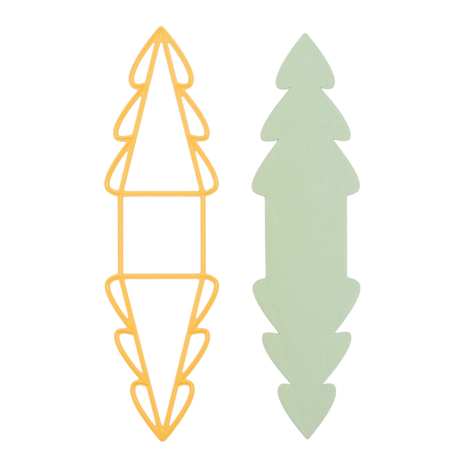 Le choix de Nellie • façonner cette boîte de sapin de Noël 5,5x8x4cm