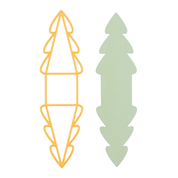 Le choix de Nellie • façonner cette boîte de sapin de Noël 5,5x8x4cm