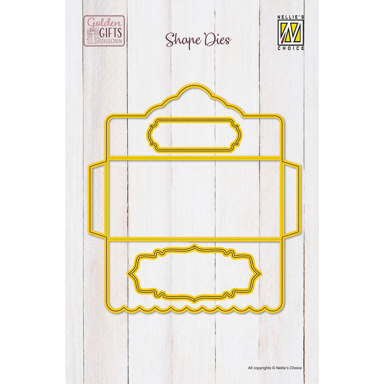 Le choix de Nellie • matrices de forme enveloppe cadeau 3pcs.