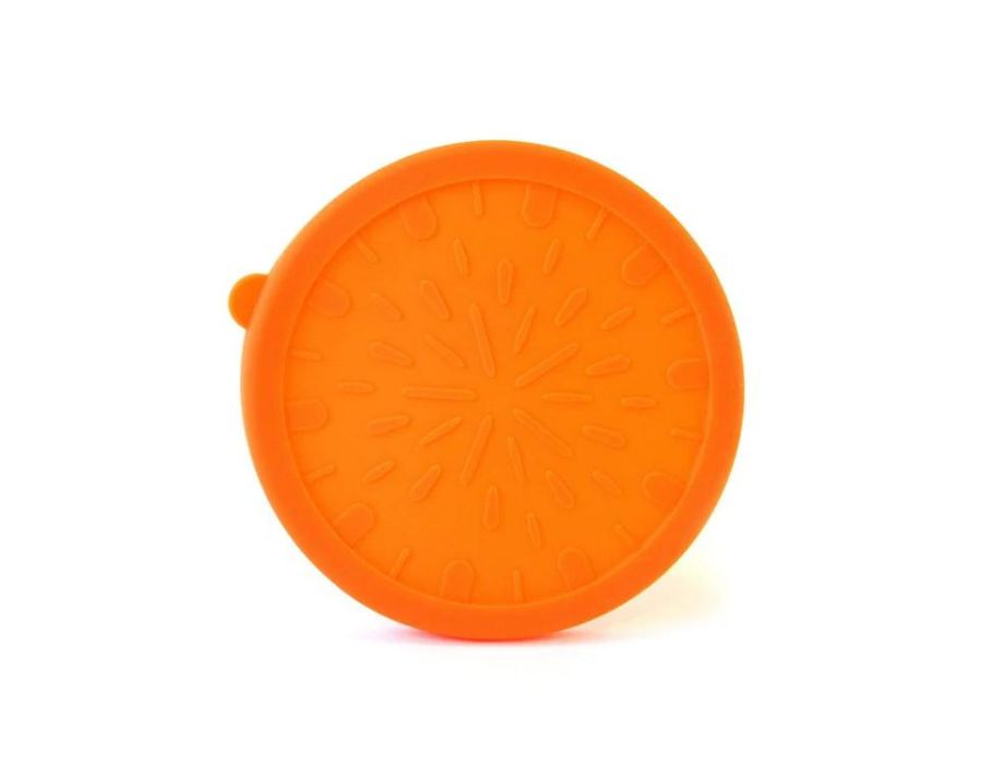Couvercle bento à eau bleue - tasse de phoque grande - orange