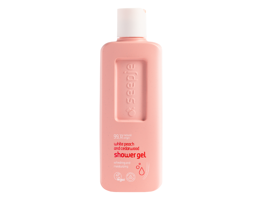 Gel de douche Seepje - Peach blanc et cèdre